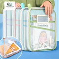 Constructive Office A4 Stationery Storage Bag – Double Layer Mesh Zipper Document Organizer Pouch