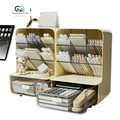 Constructive Office Multi-Layer Desk Organizer – Large Capacity Stationery & Office Supplies Storage Holder
