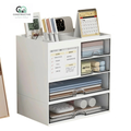 Constructive Office Desktop Organizer with Drawer – Partition Storage Box for Office & Stationery Supplies