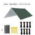 3x3m Outdoor Camping Tent – Waterproof Oxford Cloth Canopy Shelter